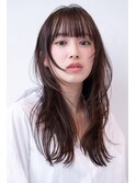 ロングレイヤー/20代30代大人かわいい/顔周りレイヤー