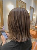 ハイライトカラー×ブルージュ