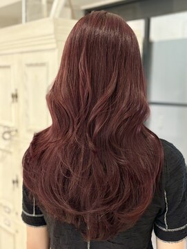 クム(kumu) 【kumu】ブリーチなし暖色系カラー/カシスワインレッド/ボルドー