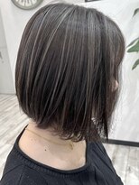 ベルヘアーデザイン 堺東(Belle hair Design)&nbsp;コントラストハイライト/外国人風/ボブ/堺東