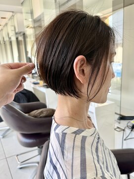 ハピネス 西大寺店(Happiness) 【50代・60代限定】まとまり艶ショートボブ/髪質改善／しらさん