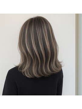 ハピネスフィール 宇治店(Happiness FEEL) ハイライト白髪ぼかし