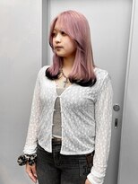 ヴァーディ オモテサンドウ(Vardy omotesando)&nbsp;white pink/ホワイトピンク 毛先カラー