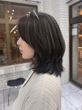 シーエス メイド バイ シャチュー 沖縄店(CS made by SHACHU) 海外風レイヤー　×  コントラストハイライト