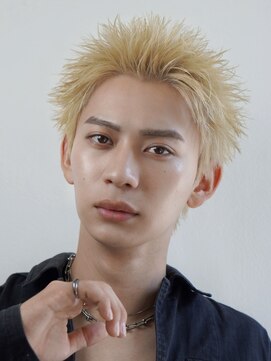 オーシャントーキョー ホワイト 原宿(OCEAN TOKYO WHITE) ハイトーンブロンドスパイキーベリーショート