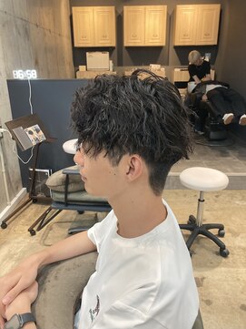 MEN’S HAIR/波巻ツイストスパイラル/フェザーパーマ/船橋