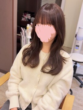 マーリャヘアー(mallia hair) レイヤースタイルレイヤーカットロングレイヤー小顔スタイル