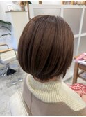 骨格補正ショートボブ