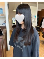 カットウェルズ ラブコオリヤマ 郡山店(Cut Well's Love Koriyama) ダークパープル/ナチュラルショート/ミルクブラウン/夏/郡山
