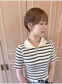 ショートカット× ミルクティー