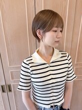 アートラセツコ(a-to la Setsuko) ショートカット× ミルクティー