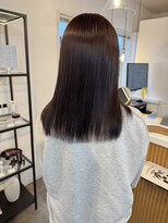 クララジャパン ナベシマ(CLALA JAPAN Nabeshima)&nbsp;縮毛矯正　質感ストレート　髪質改善カラー　顔まわり　ブリーチ