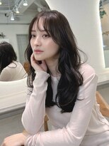 アプリ 大宮西口(appri)&nbsp;５韓国風ロングレイヤー顔まわりカット前髪艶髪透明感カラー