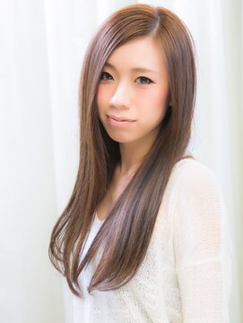 ウィルゴ(VIRGO) 【VIRGO】小顔に見せる七三分け 長めの前髪と縮毛矯正☆