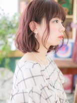 カバーヘア ブリス 上尾西口店(COVER HAIR bliss)&nbsp;*bliss上尾*大人かわいい♪甘めカラー☆くせ毛風ミディa!