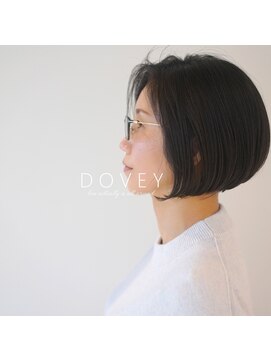 ダヴィ(DOVEY) 【DOVEY】メガネに似合う　ボブ。