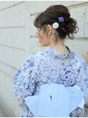 和泉美佳　大人可愛い浴衣ヘア♪