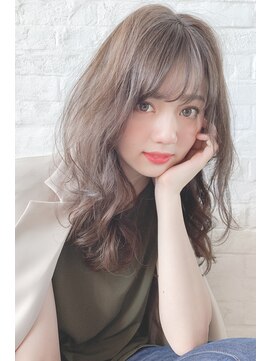 ジーナ 梅田(Zina) 【Zina 梅田】　ゆるふわ毛先パーマ×シフォンレイヤー