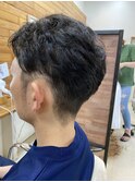 クセを生かしたツーブロショート