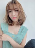 小顔ふんわり無造作カール