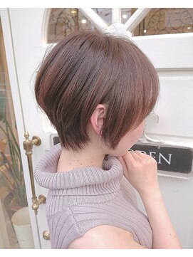 ロンドプロフィール 浦和(Lond profil) 浦和ショートヘアショートカット韓国白髪ぼかし白髪染めボブ