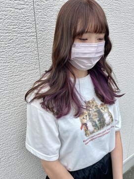 ヘアー ガーデン ルノン(Hair Garden Lunon) ツヤやかインナーカラー