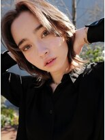 セシルへアー JR京都駅前店(Cecil hair)&nbsp;センターパート×ウルフヘア