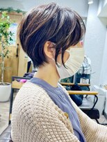 アヴァロン(AVALON)&nbsp;絶壁解消/ひし形/前下がり/大人ショートボブ/30代/40代★猪狩★