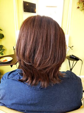 ヘアーライフイチゴイチエ(Hair Life 151A) 肩ラインレイヤースタイル