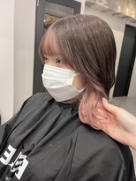 ペレ 渋谷(PELE)&nbsp;n25_イヤリングカラー ブリーチ2回~/渋谷/ハイトーン/韓国ヘア