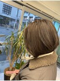 【手島】脱白髪染めコントラストハイライト