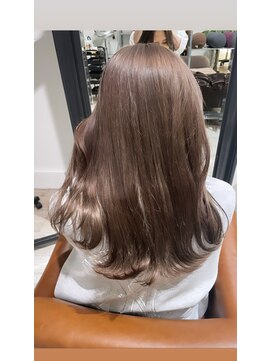 ルーツ(ROOTS) ブリーチ×ラベンダーグレージュカラー