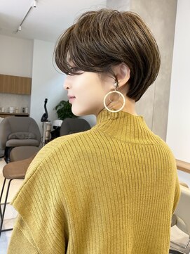 サークル(circle) 小顔補正立体カットショートボブショコラアッシュ20代30代40代