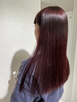 バサ 久米川店(BASSA)&nbsp;縮毛矯正/チェリーレッド