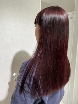 バサ 久米川店(BASSA) 縮毛矯正/チェリーレッド