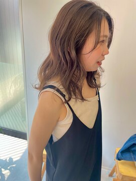 ハル 南平岸(HARU) 柔らかベージュカラー / ブリーチ無し / セミロング