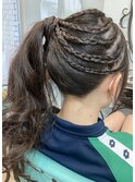 コーンロー&盛り髪