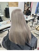 グレージュカラーシアーグレージュハイトーンダブルカラー成増