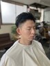 【当店人気NO.2】メンズカット+シェービング(眉毛カット込)　￥3500