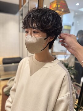 ルアウハク 梅田(LUAU Haku) 【REN】ショートパーマ