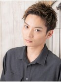 アップバング束感ビジカジ王道刈り上げメンズショートc新所沢
