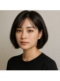 抜け感ボブ