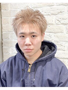 デコール(dequal) ホワイトベージュスパイキーショート