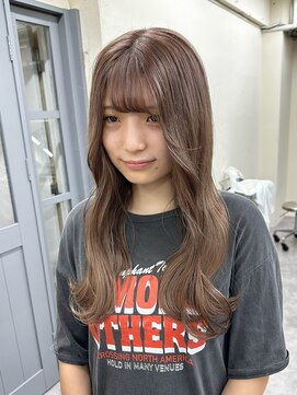 ヴェルダ 池袋店(verda) ブリーチ1回 ミルクティーグレージュ haruto