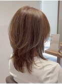 *After→Before*右スワイプ【白髪ぼかし/脱白髪染めハイライト】
