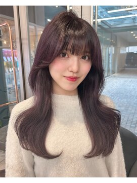 クム(kumu) 韓国へア/レイヤー/顔周り/ボブ/透明感カラー