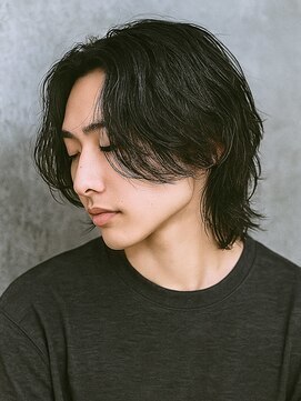 メンズルシードスタイルベル(mens LUCIDO STYLE BELLE) メンズウルフカットソフトウルフマッシュウルフメンズミディアム