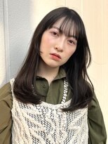 ユキ 八事(yukii) 黒髪ロング/髪質改善/姫カット/顔まわりレイヤー/天白八事昭和区