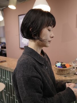 ピュー(Piu-) 【ニュアンスパーマ/渥美怜子】ミニボブ/パーマ