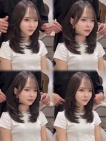 シュガー(Sugar)&nbsp;透明感カラー/ワンホンヘア/韓国ヘア/顔まわり/大阪/梅田